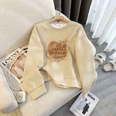 RM25634#套头爱心图案卫衣秋装女新款美式慵懒chic宽松超好看上衣