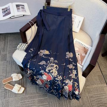 RM30674#新中式国风汉元素改良汉服重工马面裙子半身裙女
