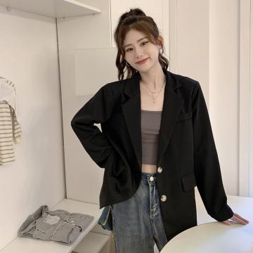 RY2648#秋冬季新款高级感西装外套女韩版简约外套设计感小众西服