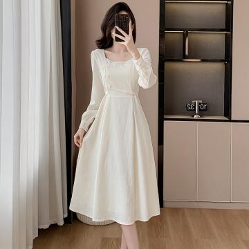 RM33597#新款新中式改良旗袍连衣裙女国风高级感长裙