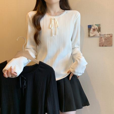 RM31908新款大码码胖MM花边带甜美减龄宽松上衣女