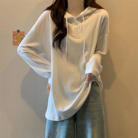RM31995#胖MM2024时尚简约韩版休闲百搭设计感上衣女潮T恤