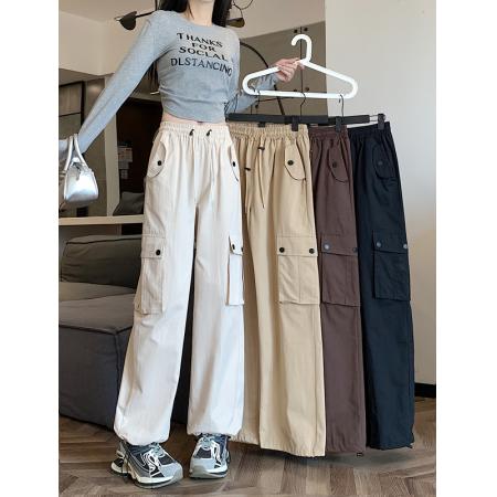 RM32519#春夏新款工装裤百搭显瘦休闲长裤女生