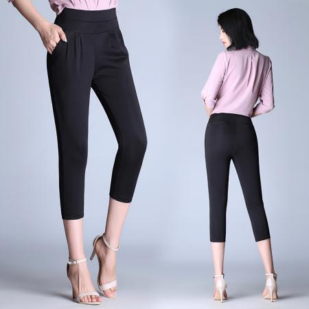 RY2707#夏季大码宽松七分裤女短裤显瘦休闲哈伦裤五分