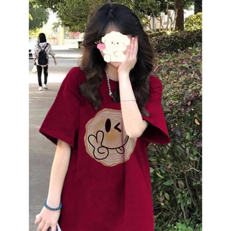 RM33460#后包条 春装新款纯棉短袖T恤潮