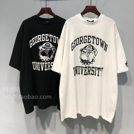 RM33524#纯棉包边领2024春夏季新款200克精梳棉休闲圆领纯棉短袖t恤