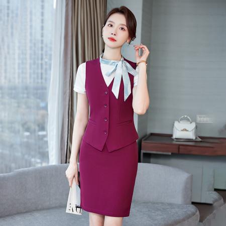 RM33910#通勤职业正装V领马夹外套女2024春夏季新款修身显瘦气质马甲坎肩
