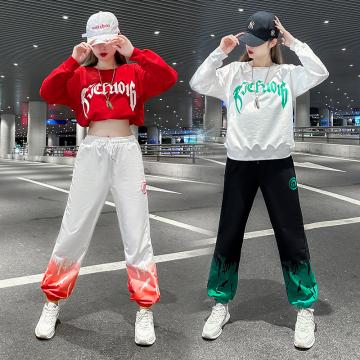 PF439#韩版洋气字母印花休闲运动套装 新款大码女装时尚两件套女
