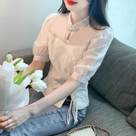 PF999#夏季新款国风上衣