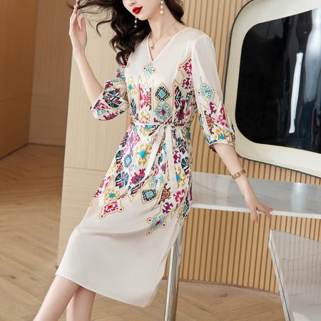 PF3352#连衣裙气质优雅高端精致度假风显瘦高级感夏季新款裙子女