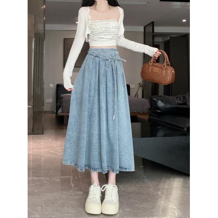 PF3541#新款显瘦百搭牛仔半身裙女洋气