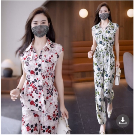 PF9364#阔腿裤套装时尚显瘦气质名媛夏季女减龄洋气今年流行两件套2024女裝貨源服裝批發